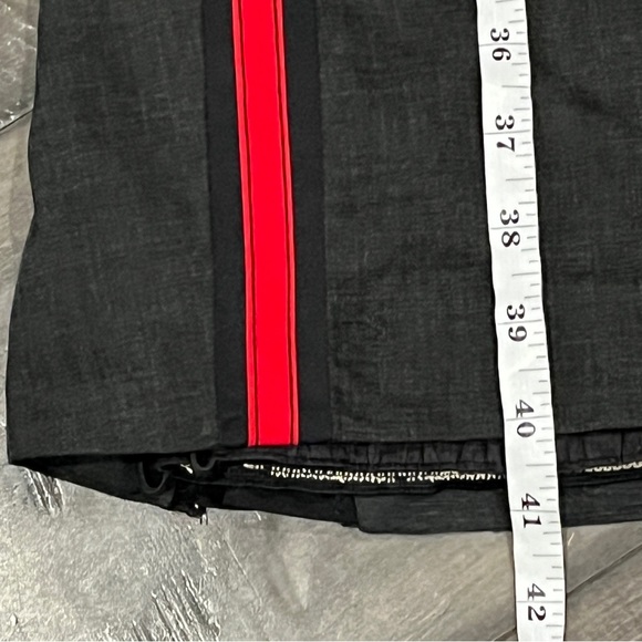Bogner Fire and Ice Charcoal Gray and Red Ski Pants - Size 10 - Picture 13 of 16
